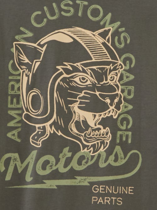 T-shirt met korte mouw en print - So Easy - Kiabi