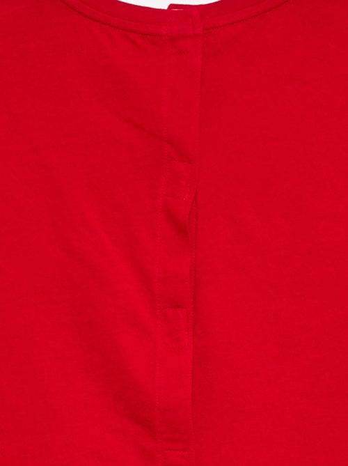 T-shirt met korte mouw en print - So Easy - Kiabi