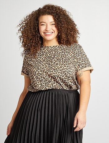 T-shirt met korte mouw en print