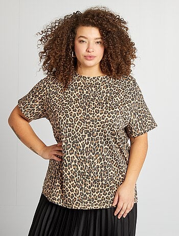 T-shirt met korte mouw en print