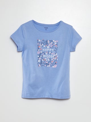 T-shirt met korte mouw en print