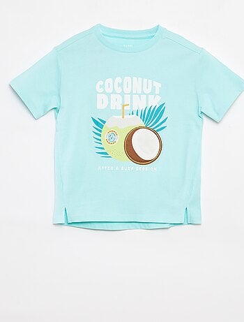 T-shirt met korte mouw en print