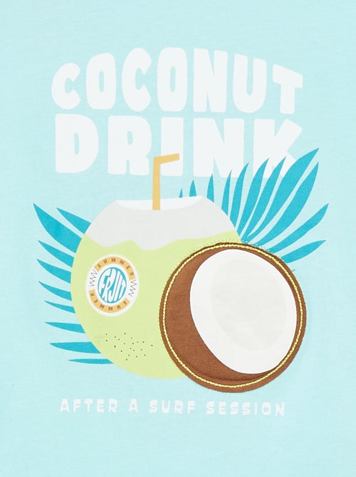 T-shirt met korte mouw en print - Kiabi