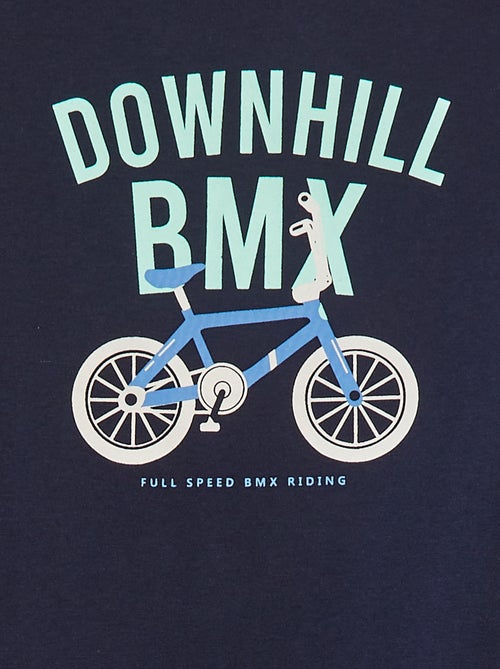 T-shirt met korte mouw en print - Kiabi