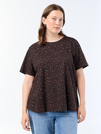 T-shirt met korte mouw en print