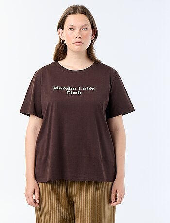 T-shirt met korte mouw en print