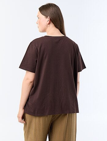 T-shirt met korte mouw en print