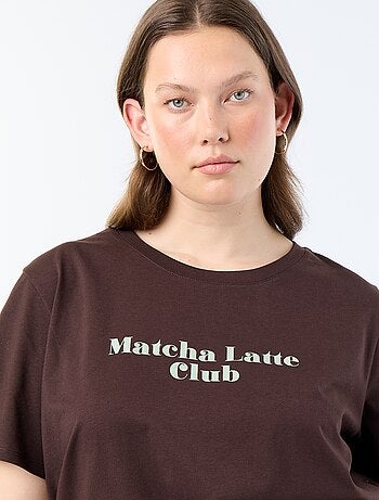 T-shirt met korte mouw en print