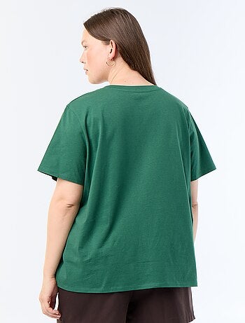 T-shirt met korte mouw en print
