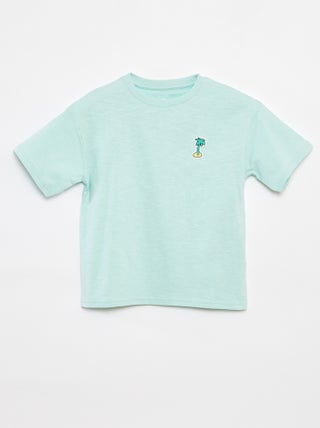 T-shirt met korte mouw en print