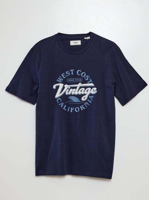 T-shirt met korte mouw en print | 'Produkt' - Kiabi