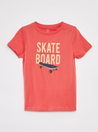 T-shirt met korte mouw en print