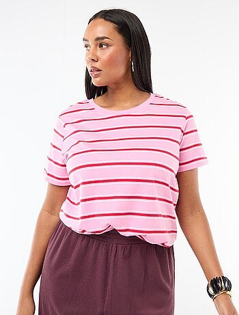 T-shirt met korte mouw en print