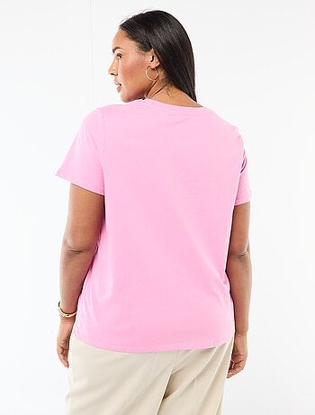 T-shirt met korte mouw en print