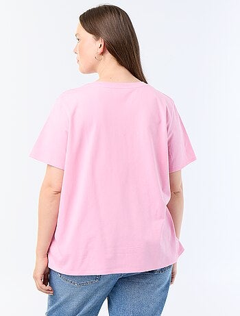 T-shirt met korte mouw en print