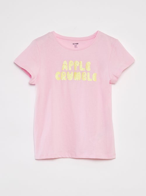 T-shirt met korte mouw en print - Kiabi