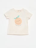 T-shirt met korte mouw en print ROSE - Kiabi