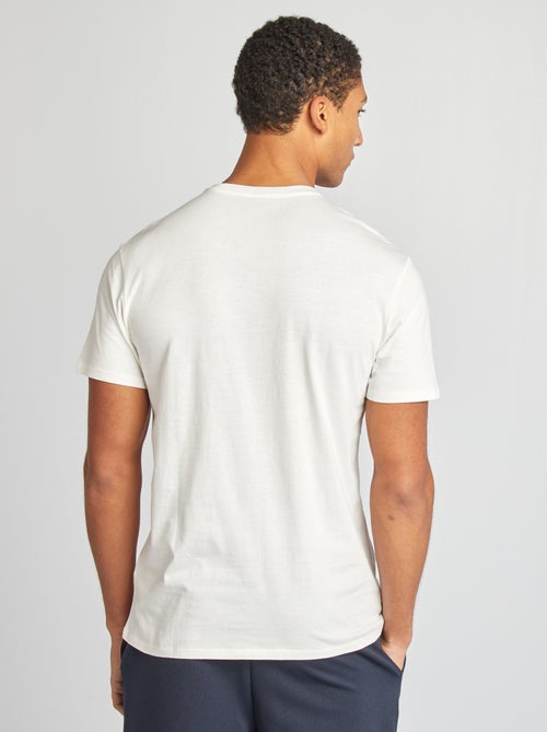 T-shirt met korte mouw en print - Kiabi