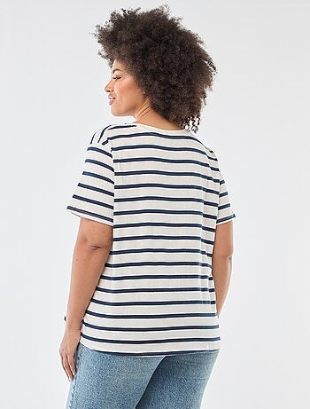 T-shirt met korte mouw en print