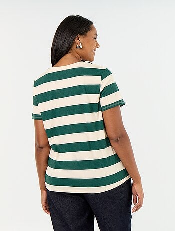 T-shirt met korte mouw en print
