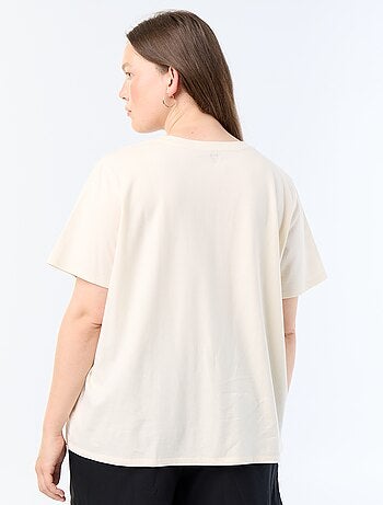T-shirt met korte mouw en print