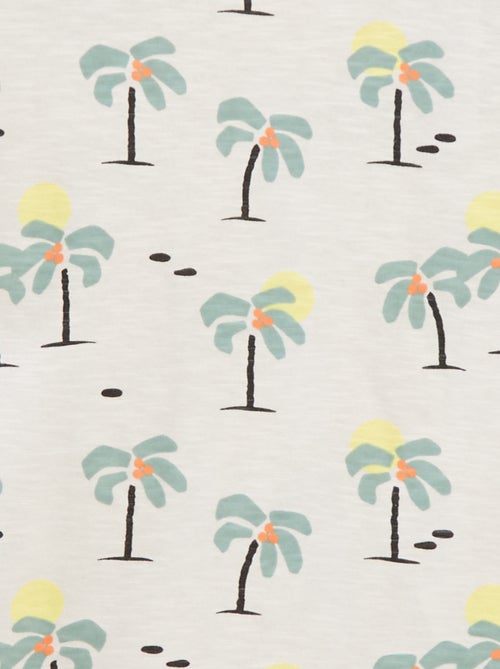 T-shirt met korte mouw en print - Kiabi