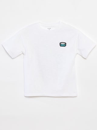 T-shirt met korte mouw en print