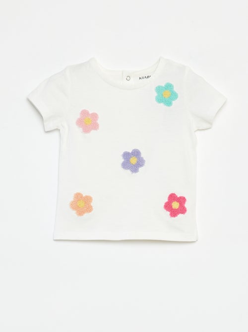 T-shirt met korte mouw en print - Kiabi