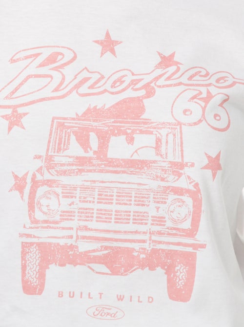 T-shirt met korte mouw en ronde hals 'Ford' - Kiabi