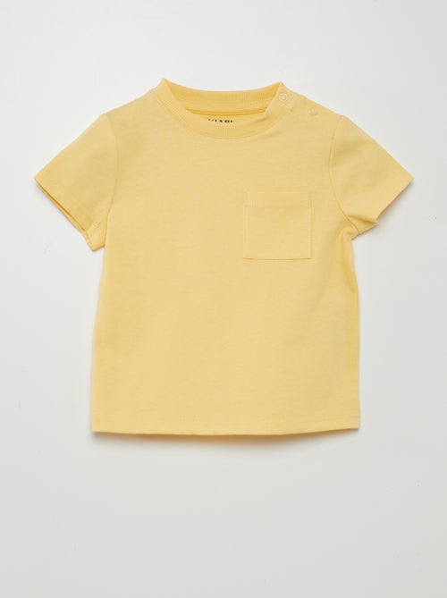 T-shirt met korte mouw met zakjes - Kiabi