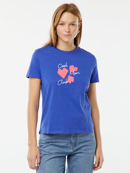 T-shirt met korte mouw | 'Moederdag' - Kiabi