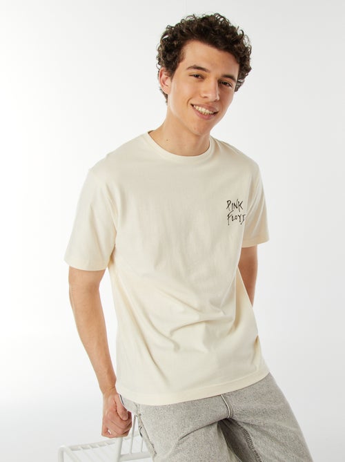T-shirt met korte mouw 'Pink Floyd' - Kiabi
