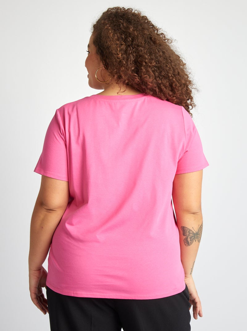 T-shirt met korte mouw ROSE - Kiabi