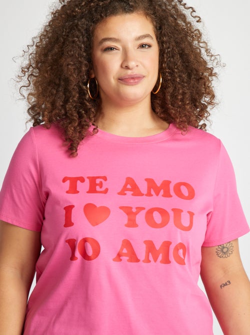 T-shirt met korte mouw - Kiabi