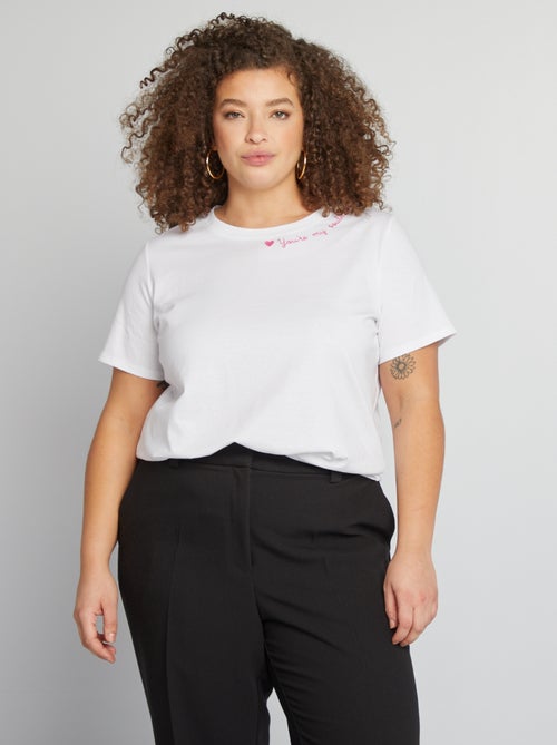 T-shirt met korte mouw - Kiabi