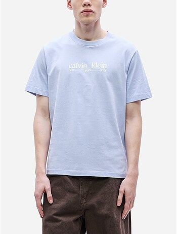 Calvin klein jeans t-shirt zwart voor heren lv14re831g
