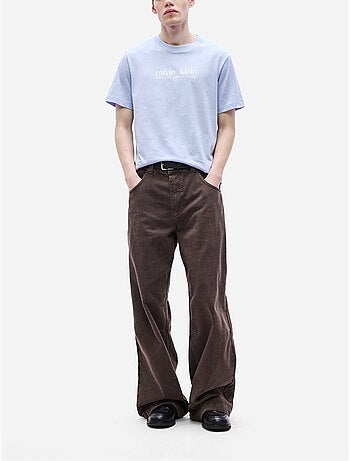 Calvin klein jeans t-shirt zwart voor heren lv14re831g
