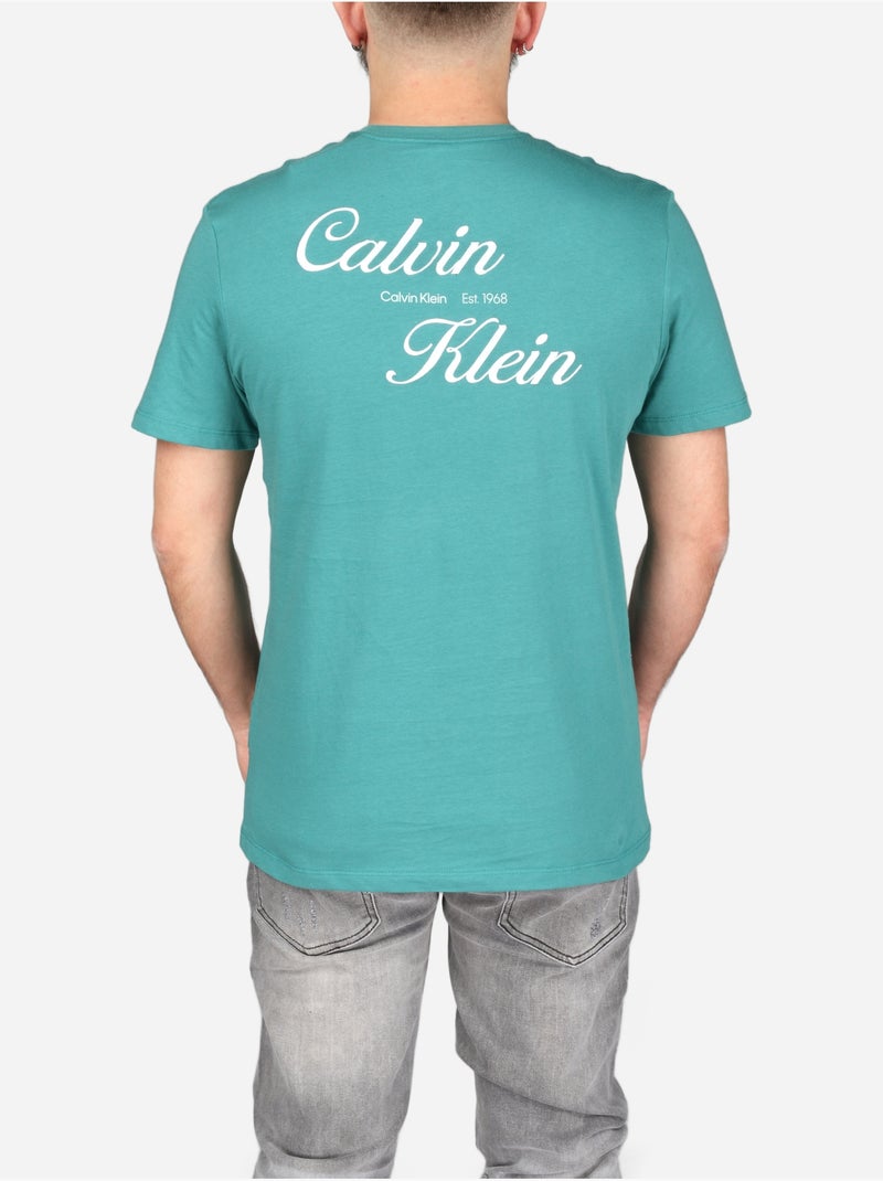 T-shirt met korte mouwen - Calvin Klein Groen - Kiabi