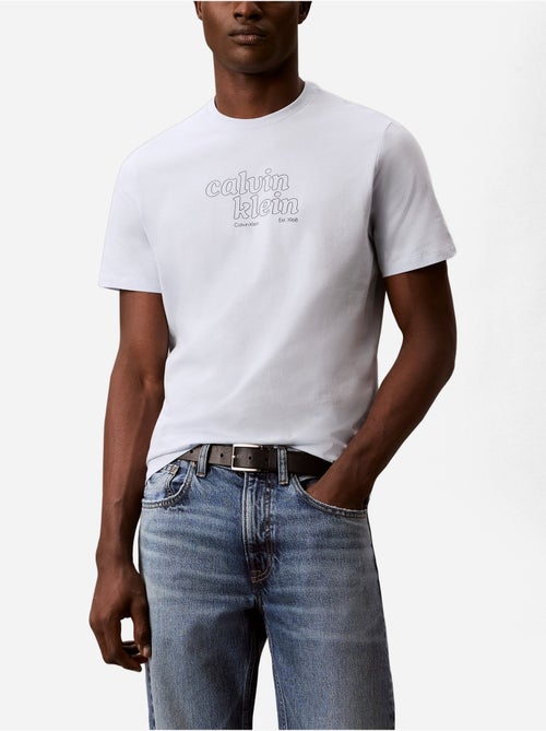 T-shirt met korte mouwen - Calvin Klein - Kiabi T-shirt met korte mouwen - Calvin Klein - Kiabi