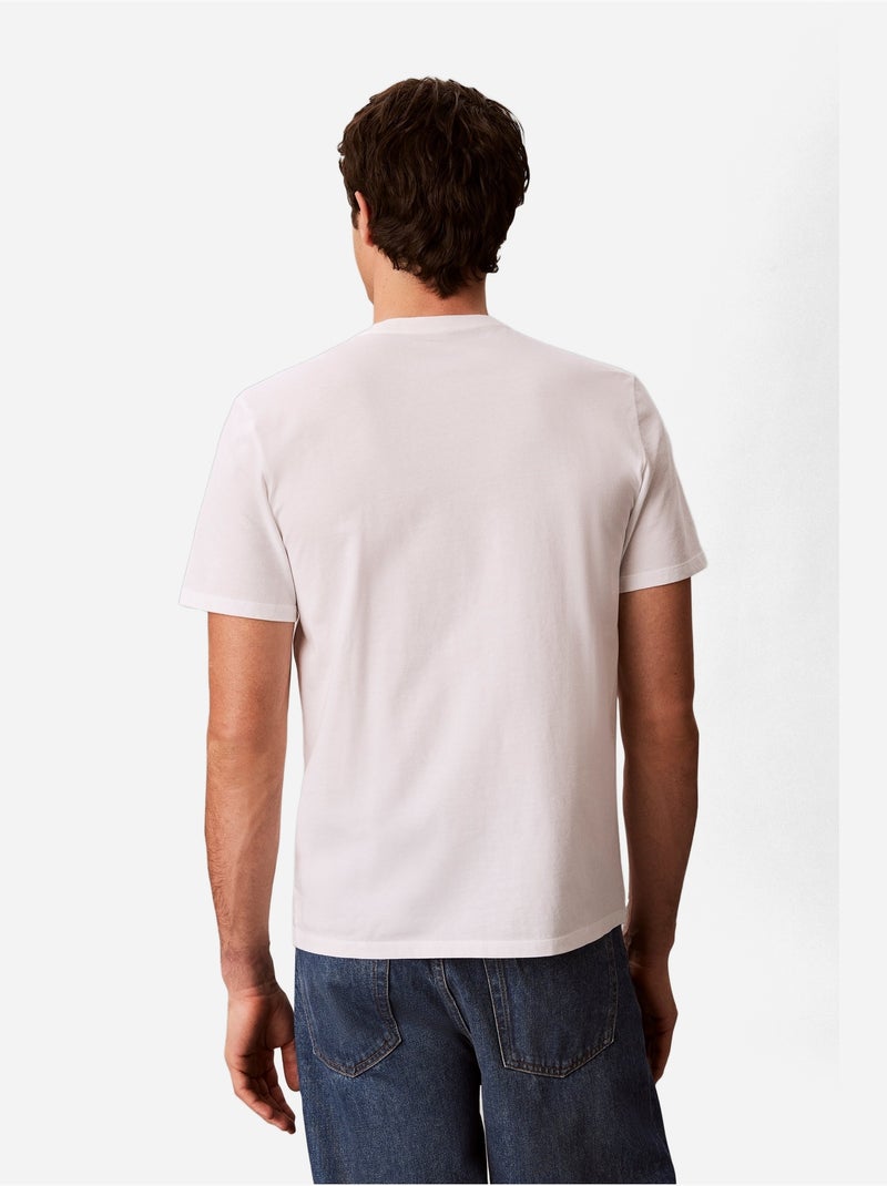 T-shirt met korte mouwen - Calvin Klein Wit - Kiabi