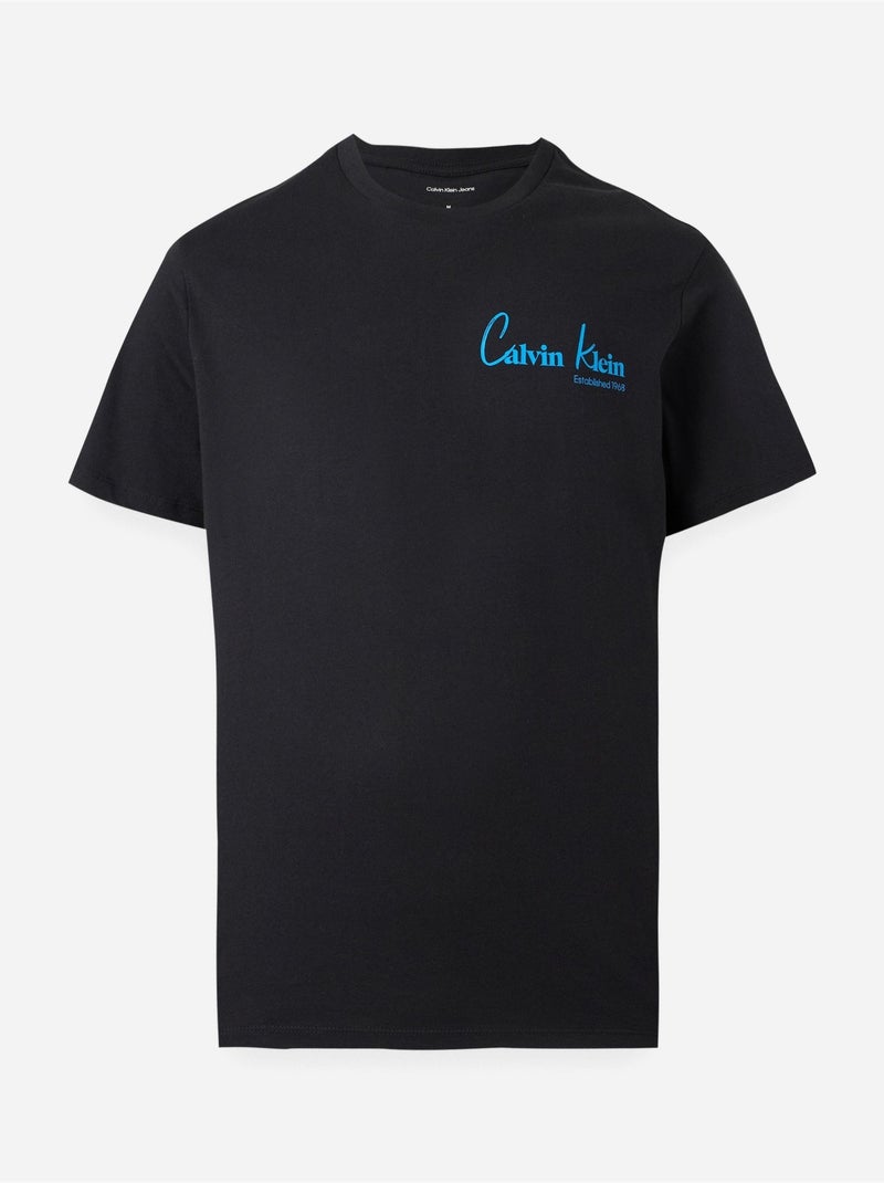 T-shirt met korte mouwen - Calvin Klein Zwart - Kiabi