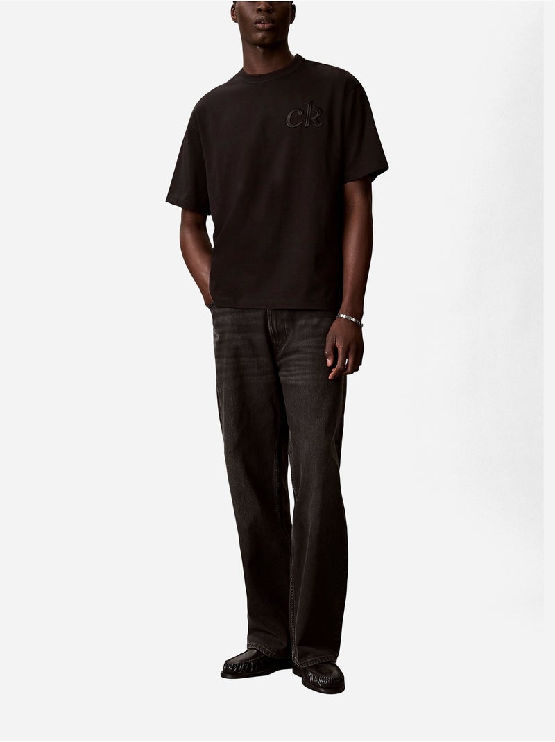 T-shirt met korte mouwen - Calvin Klein Zwart - Kiabi