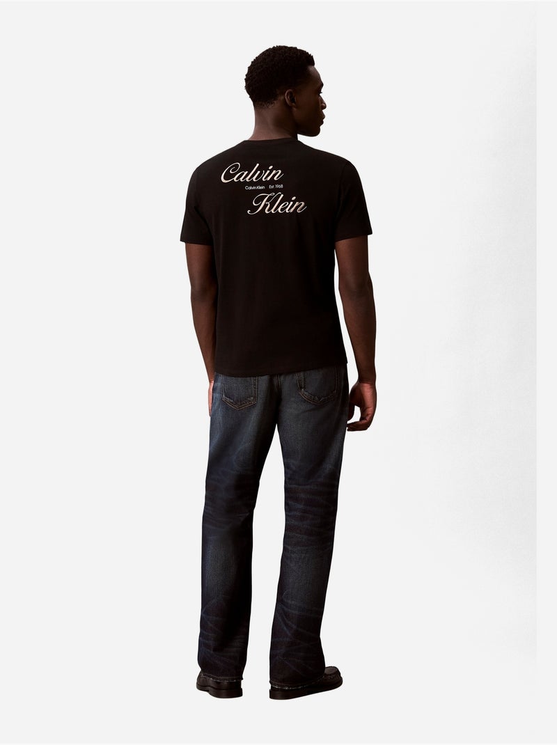 T-shirt met korte mouwen - Calvin Klein Zwart - Kiabi