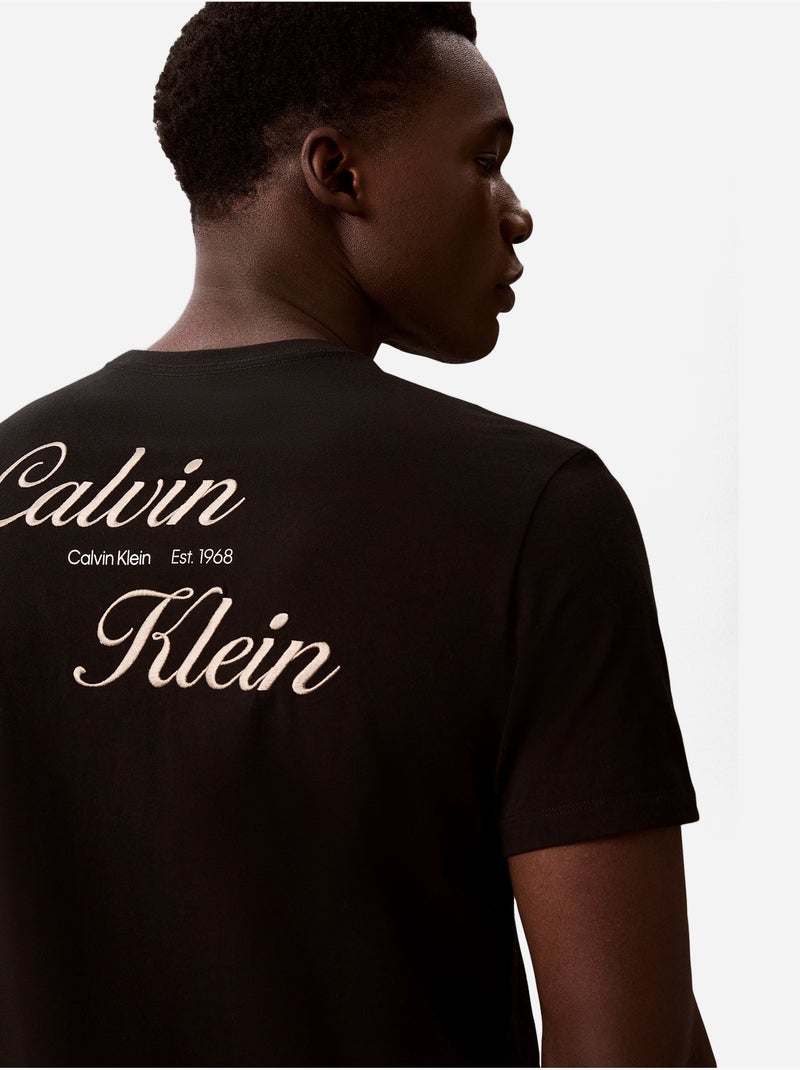T-shirt met korte mouwen - Calvin Klein Zwart - Kiabi