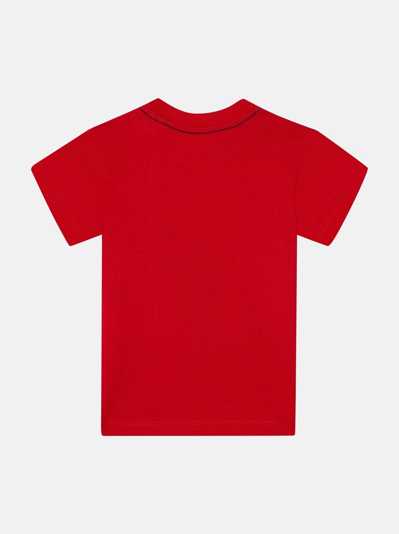 T-shirt met korte mouwen - Guess kids Rood - Kiabi