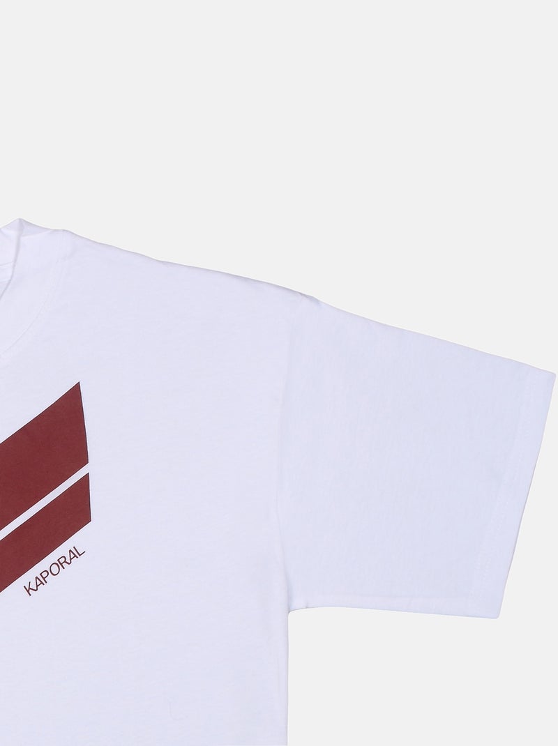 T-shirt met korte mouwen - Kaporal Wit - Kiabi