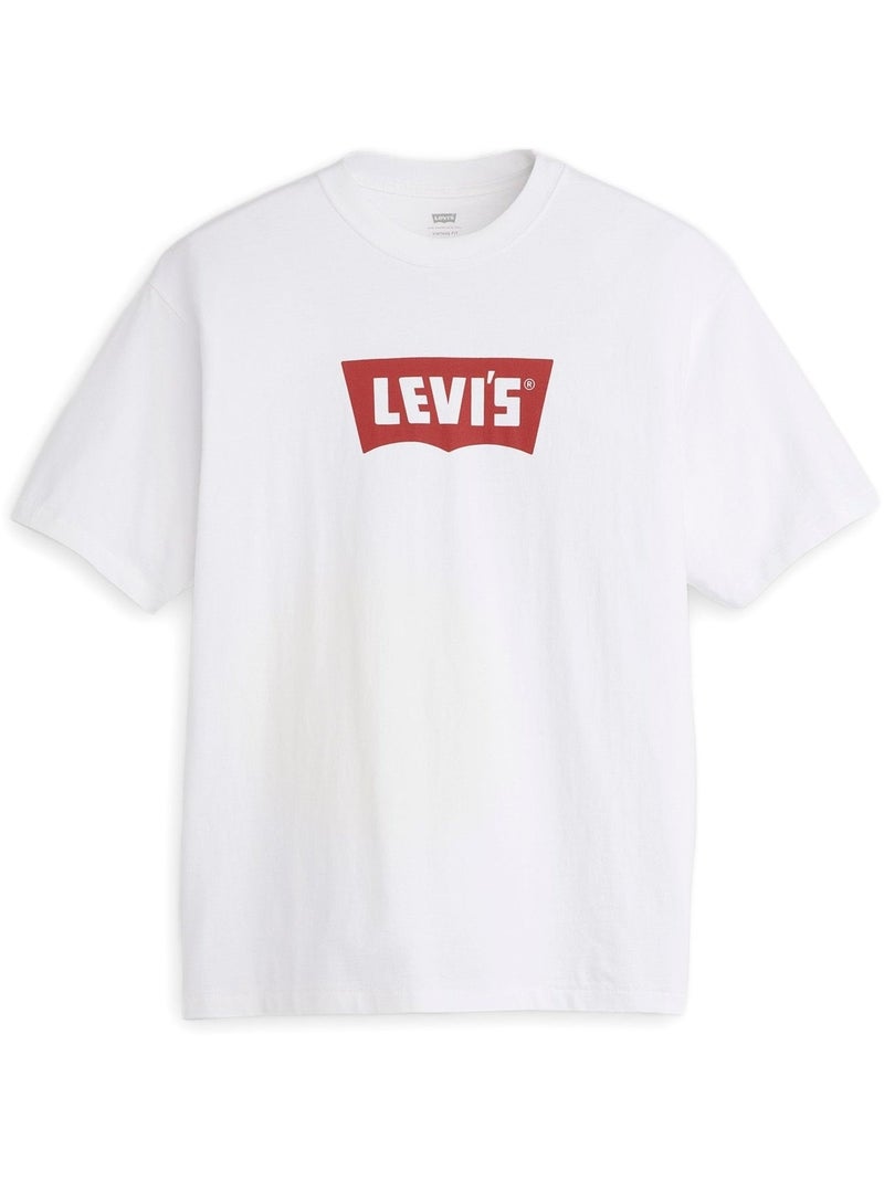 T-shirt met korte mouwen - Levi's Wit Rood - Kiabi