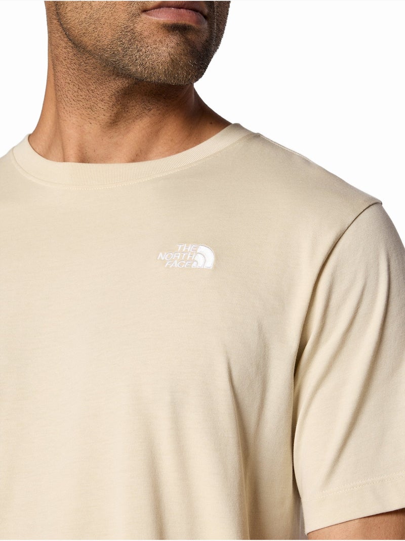 T-shirt met korte mouwen - The North Face Beige - Kiabi
