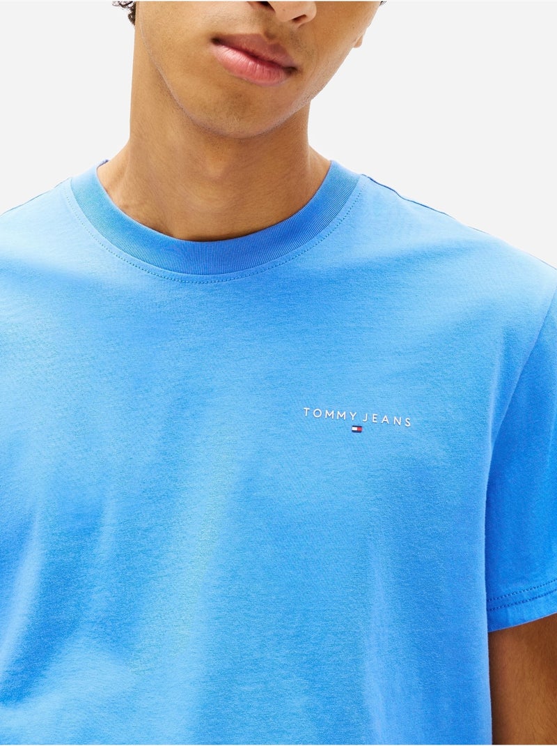T-shirt met korte mouwen - Tommy jeans Blauw - Kiabi