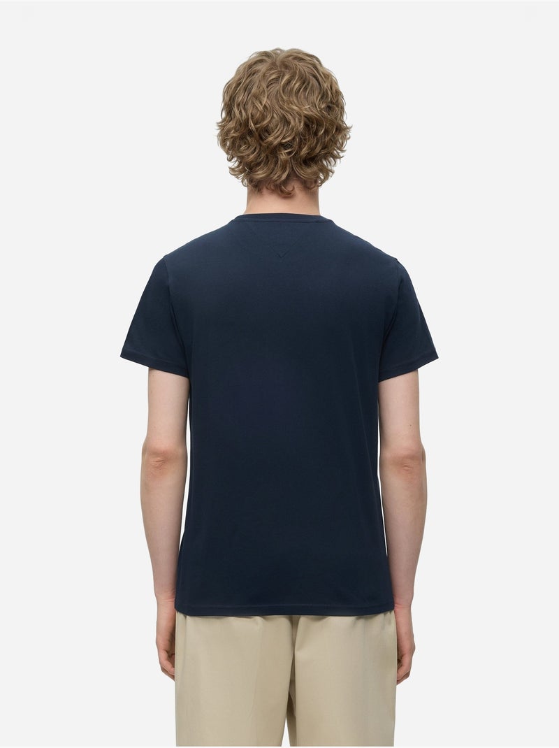 T-shirt met korte mouwen - Tommy jeans Blauw - Kiabi